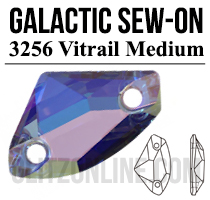 3256 Glitzstone Vitrail Crystal Sew On Galactic Rhinestones